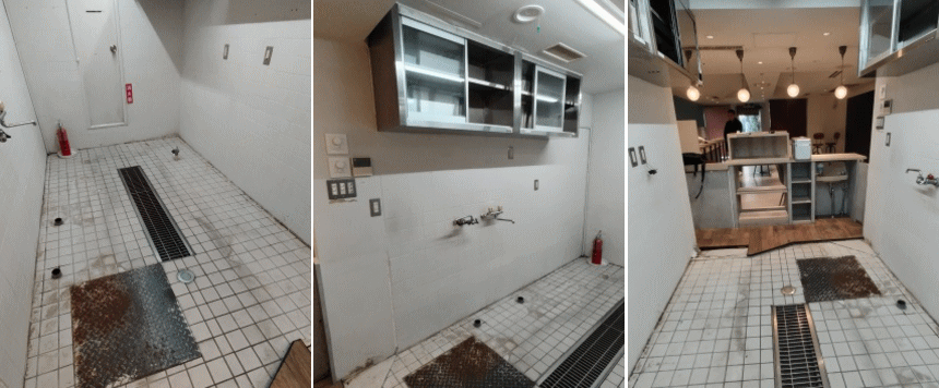 カフェバーの厨房機器、見積予算